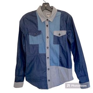 ASOS Patchwork Denim Shirt